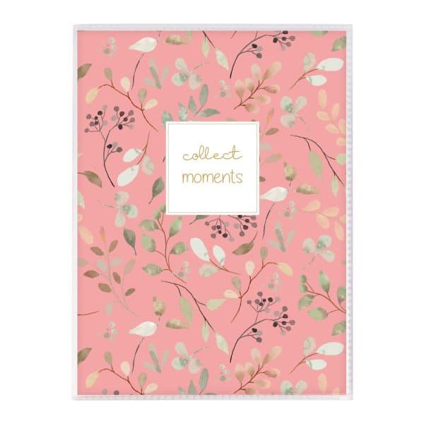 Insteekalbum Floral Whisper - 32 foto's 10x15 cm - Roze