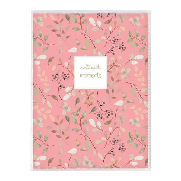 Insteekalbum Floral Whisper - 32 foto's 13x18 cm - Roze