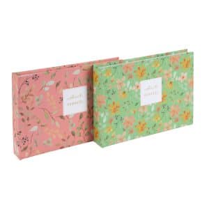 Insteekalbum Floral Whisper - 40 foto's 10x15 cm - Set aanbieding twee kleuren - Afbeelding 2