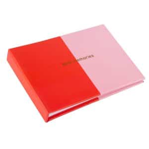 Insteekalbum Coloration - Rood/Roze als fotoboekje voor 40 foto's 10x15 cm - Afbeelding 3