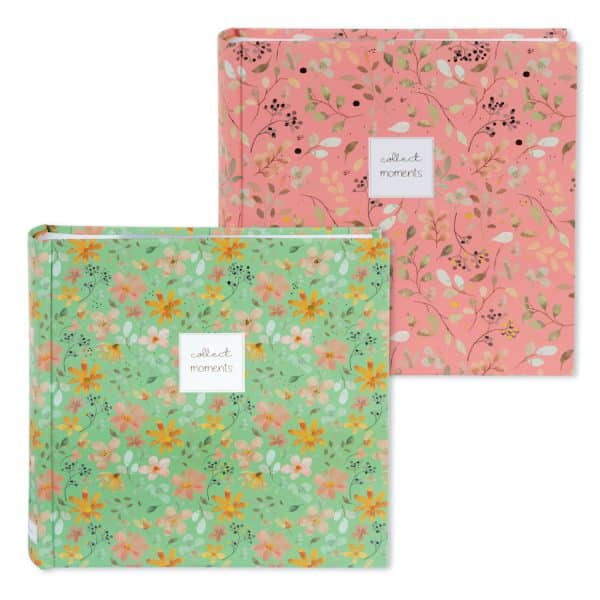 Insteekalbum Floral Whisper - 200 foto's 10x15 cm - Set aanbieding twee kleuren