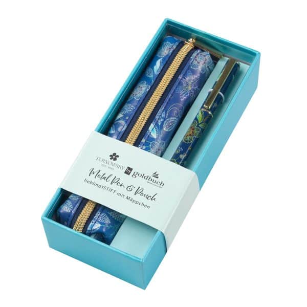 Pen + Etui Nature Melody - Blauw